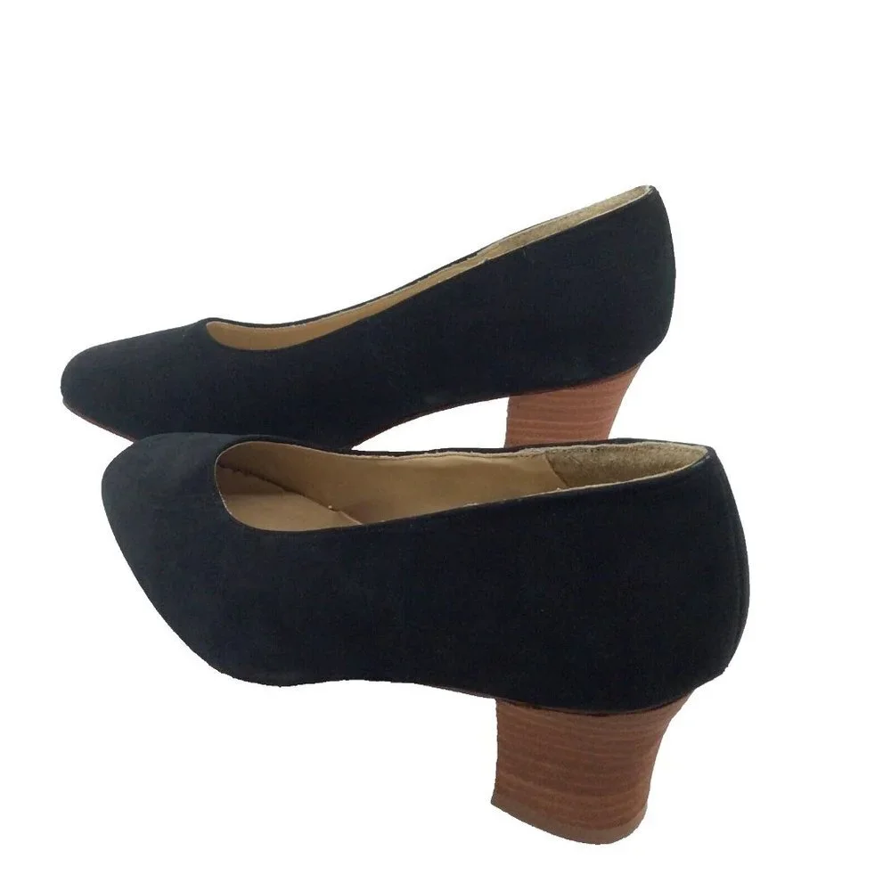 Chinese Laundry Black Suede Pumps Size 7.5 M NWOT